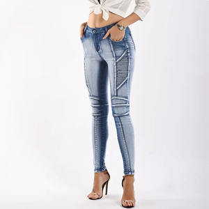 Jeans de Motociclista para <span class=keywords><strong>Mujer</strong></span>, Pantalones de Mezclilla Elásticos, Pantalones Ajustados, Ropa Urbana para <span class=keywords><strong>Mujer</strong></span> 2026, Pantalones de <span class=keywords><strong>Mujer</strong></span> - Product Image 4