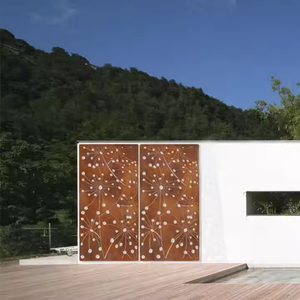 Pantallas Metálicas de Acero Corten Cortadas con Láser, Elegantes Adornos y Decoraciones para Jardín - Product Image 4