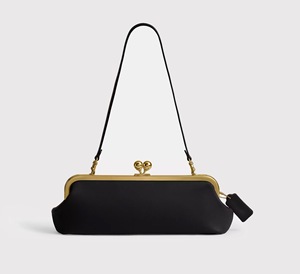 <b>Red</b> PU <b>Clutch</b> Bag Gold Frame Single Strap Portable Waterproof Elegant Wedding Evening Handbag for Women - Product Image 4