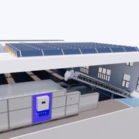Sistema de Secado Solar con Colector de Placa Plana, Capacidad Personalizada, para Secado Comercial, Agrícola e Industrial de Cultivos y Alimentos, para Exteriores y Garajes