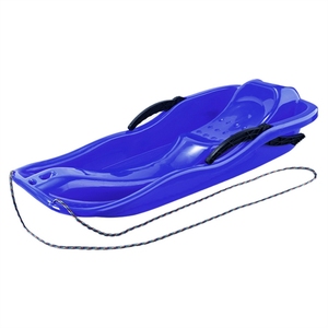 Vente en gros directe d'usine, <span class=keywords><strong>luge</strong></span> en plastique personnalisée avec corde de traction et frein de sécurité, toboggan - Product Image 1