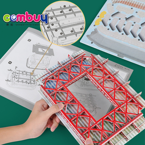 <span class=keywords><strong>Puzzle</strong></span> de stade de football <span class=keywords><strong>3d</strong></span>, modèle en papier, jouet, bricolage - Product Image 4