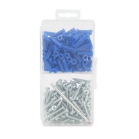 Kit d'ancrage conique pour cloison sèche en plastique avec vis pour cloison sèche