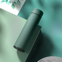 Nouvelle Arrivée 2026 – Bouteille d'eau isotherme intelligente personnalisable de 480 ml en acier inoxydable 18/8 à double paroi avec affichage de la température – Vente en gros