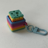 Design personnalisé Keycap Fidget Keychain Keycap Keyboard Click Fidget Cute Keychain Multiple Color Options Stim Toy Stress Relief