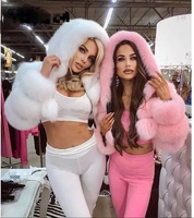 <strong>Best</strong>-<strong>selling</strong> Fall-winter New <strong>Faux</strong> <strong>Fur</strong> European-style Fashionable Warm Short <strong>Fur</strong> Coat with Hood for Women, Wholesale Available