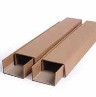 Protection d'angle en papier en forme de U imperméable sur mesure, bordure en carton pour l'emballage de palettes