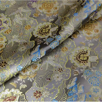 Tissu Brocart Jacquard Motif Araignée Rouge et Grue, Qualité Supérieure, Prix Abordable, Prêt à l'emploi, pour Textile de Maison et Housse de Canapé - Vente Chaude