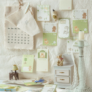 20 notes autocollantes par paquet, série Sweet Dream Fairy Tale House, décorations mignonnes de style conte de fées dessinées à la main pour journalisation - Product Image 2