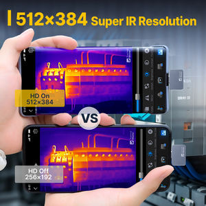 512*384 X³ IR Resolución P2 Cámara térmica Inspección <span class=keywords><strong>de</strong></span> fugas <span class=keywords><strong>de</strong></span> agua en <span class=keywords><strong>el</strong></span> hogar 600 ℃ Teléfono Cámara Termográfica infrarroja - Product Image 5
