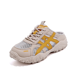 Casual Sports Shoes Breathable Mesh Flat Sole Women's KT-295 Red Khaki Yellow Daily Wear - Product Image 5