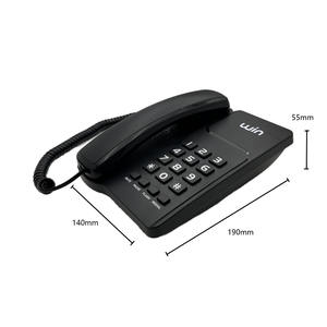 Teléfono básico con cable duradero para oficina en casa o habitación de hotel calidad de sonido clara sin identificador de llamadas teléfono fijo simple - Product Image 5