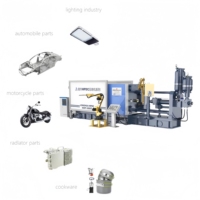 Machine de moulage sous pression à chambre froide automatique haute pression LH-3000T avec moteur et PLC pour le moulage de l'aluminium