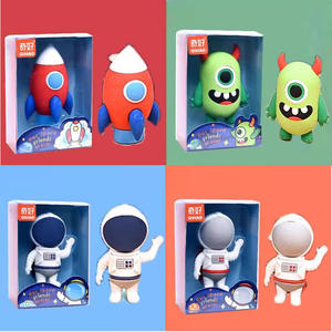 Merveilleux 8428 Crazy Zoo <span class=keywords><strong>personnage</strong></span> de dessin animé 3D gomme en boîte Clown magique lapin acrobaties comme gomme - Product Image 5