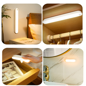 Có thể sạc lại dẫn ánh sáng tủ quần áo di động tự động dò cảm biến tường đèn trong nhà cầu thang phòng ngủ ánh sáng ban đêm cảm biến chuyển động - Product Image 5