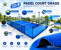 Gazon synthétique souple imperméable de 10 mm pour intérieur et extérieur, tapis de gazon artificiel pour terrain de padel et terrain de sport