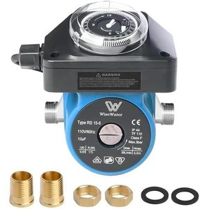 ปั๊มน้ำหมุนเวียน WiseWater ขนาด 3/4" ถึง 1/2" NPT 110V 115W ปั๊มน้ำร้อนแบบหมุนเวียนพร้อมตัวตั้งเวลา - Product Image 2