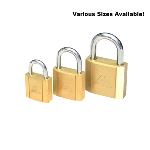 Anin - Cadenas carré antivol en laiton de haute qualité à double levier, 3 tailles, 3 pièces, Guangdong - Prix abordable - Product Image 1