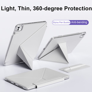 Custodia con supporto multiangolo per 10.9 d'aria <span class=keywords><strong>iPad</strong></span> "/11"(2020/2021/2022/2024/2025) con portamatite [Color lavanda] - Product Image 3