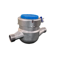 Durable Stainless Steel DN25 Dry Dial Multi Jet Water Meter Measurement Device