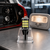 Ampoules LED intérieures de voiture 5W 4014 45SMD 921/912 T15, feux de recul Canbus T15, feux de stationnement et clignotants pour moto