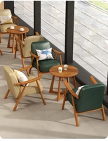 Juego de Sillas de Madera Modernas de Lujo para Restaurante, Sofás y Sillas para Comedor, Muebles Comerciales para Restaurantes, Cafeterías, Hoteles y Exteriores
