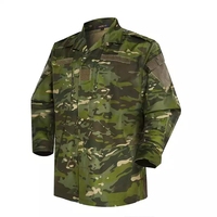 Fabricant d'Uniformes de Combat en Camouflage ACU Vert Ripstop Polycoton pour Vêtements Tactiques d'Extérieur, Motif Côte d'Ivoire