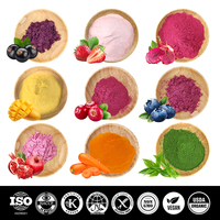 Poudre de fruits mélangés AMULYN, poudre de smoothie aux fruits variés, sur mesure
