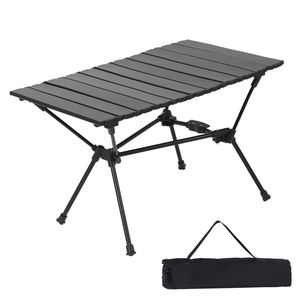 Nouvelle conception de table d'appoint pliable ultra-légère en aluminium pour pique-nique en plein air, portable, mini, pour le camping - Product Image 1