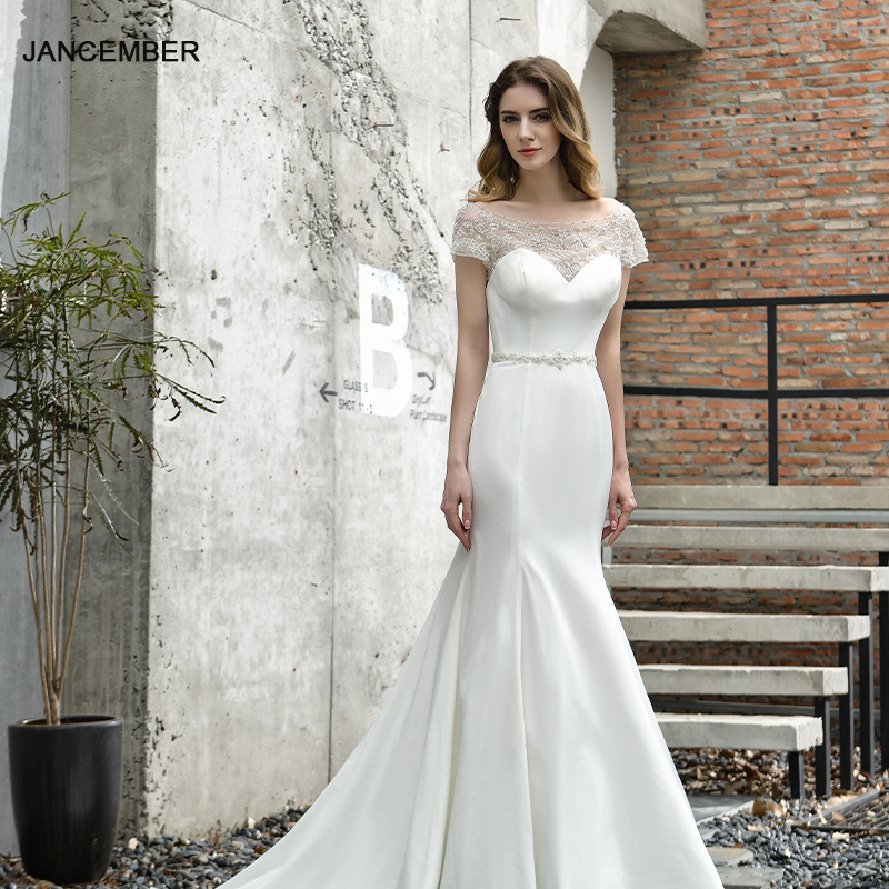 wedding dress with straps and lace Sparkly Straps Beaded Lace Wedding Dress main image 1
