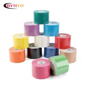 Bande de kinésiologie respirante et imperméable sur mesure 5cm*5m pour la protection musculaire et les sports athlétiques, réduit la douleur, 95% coton + 5% élasthanne - Product Image 5