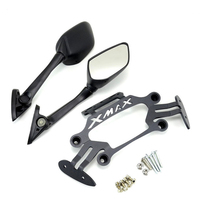 Supporto per Specchietto Retrovisore Anteriore in Plastica per Yamaha XMax 300, Montaggio Navigatore Modificato