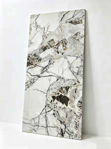 Baldosas de Piedra de Lujo con Vetas Doradas de 600x1200 mm, Baldosas de Mármol Pulido de Alto Brillo para Pisos y Paredes, para Proyectos de Hoteles y Villas en África - Product Image 5