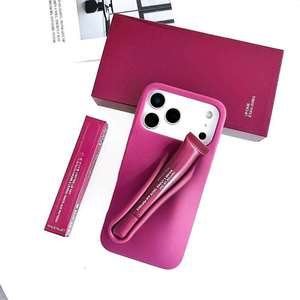 เคสโทรศัพท์รูปลิปสติก 3 มิติ พร้อมที่ใส่ลิปกลอส ซิลิโคนกันกระแทก ป้องกันรอบด้าน สำหรับ iPhone 17 16 15 14 13 12 Pro Max - Product Image 4