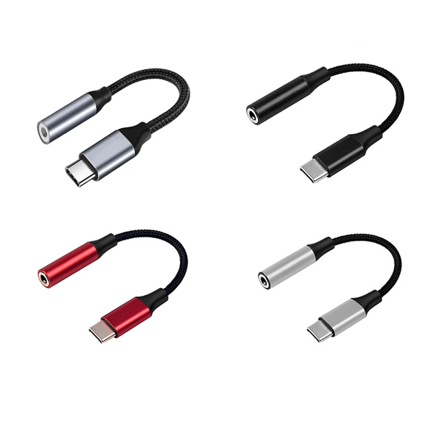 USB C to 3.5mm Headphone Adapter HiFi DAC Type C to 3.5 Jack Audio Cable Supports Mic Call Volume Control for iPhone 15 Samsung
