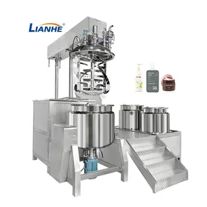 Manufacturing Cosmetic Cream Vacuum Emulsion Homogenizer Mixer Cosmetic Creams Homogenizer Lotion Mixing Making Machine