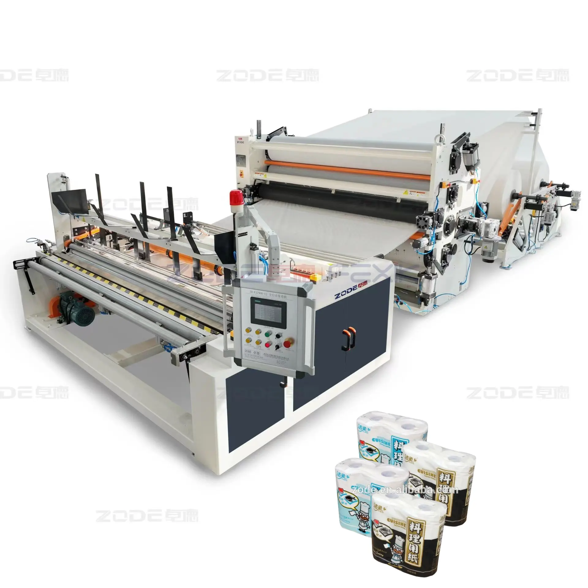 FEXIK ผลิตภัณฑ์ขายร้อนกระดาษทิชชูทำอุปกรณ์การผลิตสายการผลิตอัตโนมัติเต็มรูปแบบ90-300 Mm
