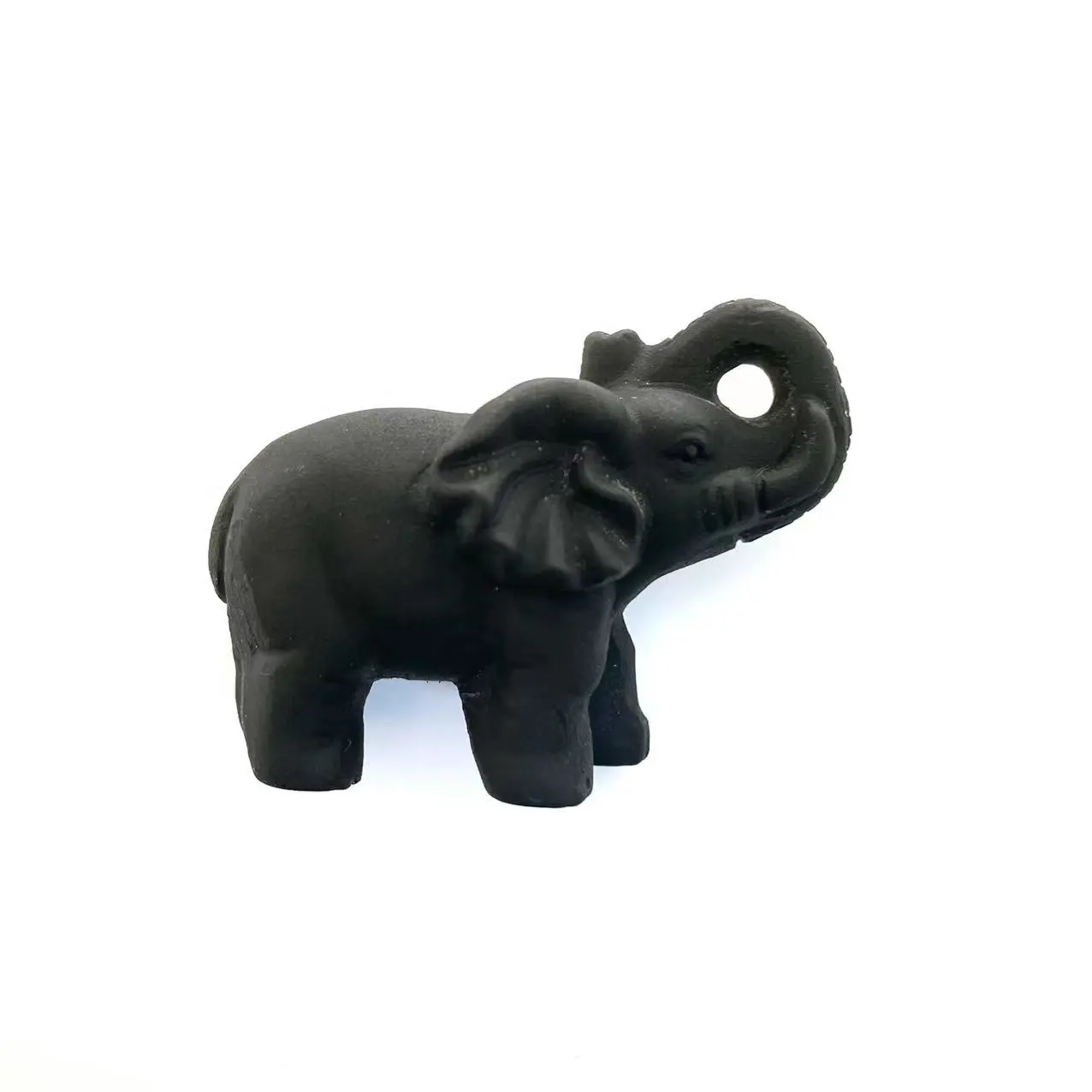 新デザイン天然水晶彫刻動物手彫り黒曜石象