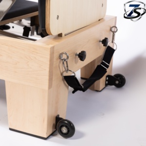 Precio al por mayor: Máquina de Pilates Reformer de Roble Ajustable, Plegable y Portátil <span class=keywords><strong>para</strong></span> Estudio Comercial, Ecológica, Profesional <span class=keywords><strong>para</strong></span> <span class=keywords><strong>Yoga</strong></span> - Product Image 4