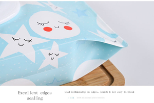 Bolsa de embalaje de pañuelos faciales de plástico para bebé, dispensador de toallitas húmedas reutilizables, impermeable, personalizado, soporte EVA - Product Image 5