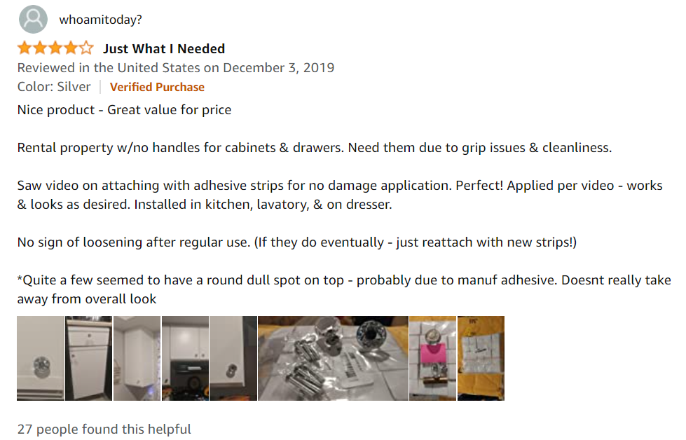 Simbrom Crystal Cupboard Pull with Screws Round Glass Kitchen Cabinet Knob Clear Diamond Furniture Drawer Handle