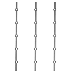 Barre en fer forgé forgé à chaud avec trou pour les pièces <span class=keywords><strong>de</strong></span> panneaux <span class=keywords><strong>de</strong></span> main courante <span class=keywords><strong>de</strong></span> clôture <span class=keywords><strong>de</strong></span> porte Hebei Shijiazhuang Billion - Product Image 1