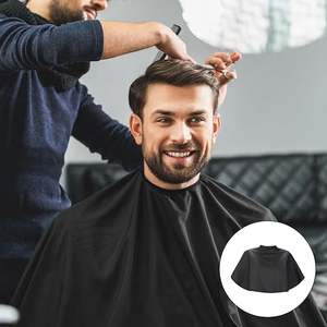 Cape de <span class=keywords><strong>coiffeur</strong></span> imperméable professionnelle pour hommes/femmes avec broderie personnalisée LOGO Pint pour la <span class=keywords><strong>coupe</strong></span> de cheveux et le maquillage - Product Image 2