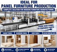 Máquina CNC Industrial de Nesting, Totalmente Automática, con Etiquetado y Carga Automática, de Alta Precisión, para Tallado de Madera en la Producción de Muebles de Panel