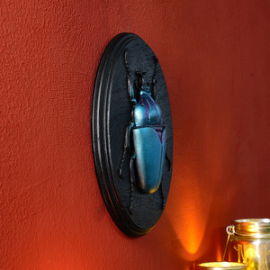 Decorazione Murale Vintage 3D con Insetti, Arte Gotica in Resina con Esemplari di Coleotteri e Api, Placca da Parete Personalizzata OEM, Decorazione per la Casa all'Ingrosso - Product Image 2