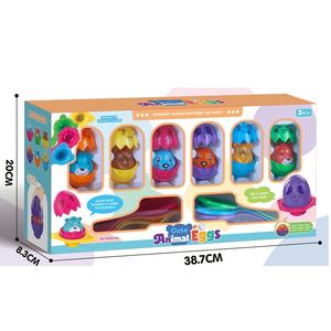 Jouets éducatifs transfrontaliers pour bébés de 0 à 24 mois, œufs à <span class=keywords><strong>casser</strong></span> en plastique unisexe, pression, vocalisation, correspondance géométrique - Product Image 4
