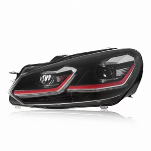 Nouvel ensemble de phares 12V amélioré avec DRL Demon Eye, accessoire automobile pour Volkswagen <span class=keywords><strong>Golf</strong></span> 6 <span class=keywords><strong>GTI</strong></span> 2008-2012, phares bicolores - Product Image 6