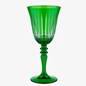 <span class=keywords><strong>Copas</strong></span> de Vino Modernas con Diseño Ondulado, <span class=keywords><strong>Cristal</strong></span> Tallado de Color Vintage, <span class=keywords><strong>Copas</strong></span> de Vino Coloridas en Verde, Rosa, <span class=keywords><strong>Rojo</strong></span> y Azul - Product Image 3