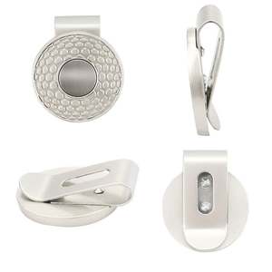 Juego de Marcador de Pelota de Golf Personalizado con Nombre y Foto, Clip para Gorra, Sublimación en Blanco, 1'' 25mm - Product Image 3