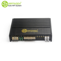Amplificateur audio de voiture mono classe D HQ-200.4A 130W par canal 2.4 avec égaliseurs pour revendeurs de stéréos automobiles